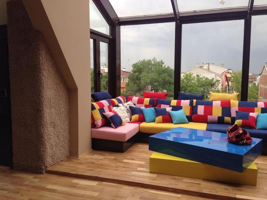 Appartement Art Penthouse à Burgas Extérieur photo
