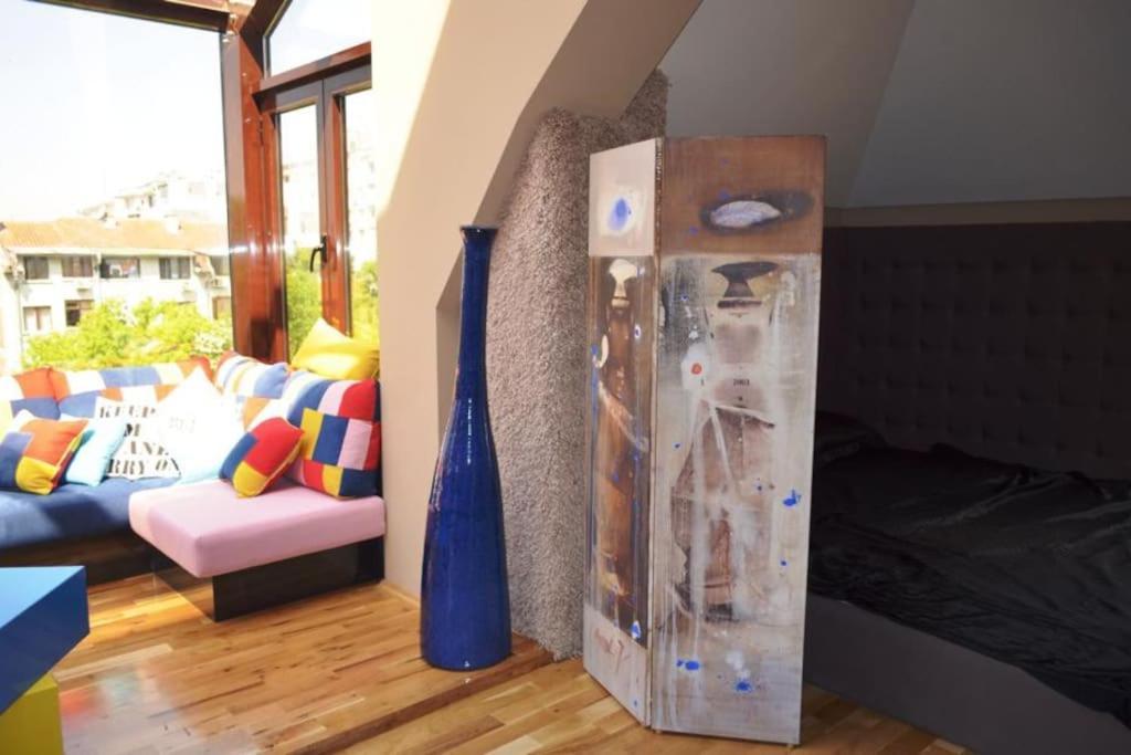 Appartement Art Penthouse à Burgas Extérieur photo